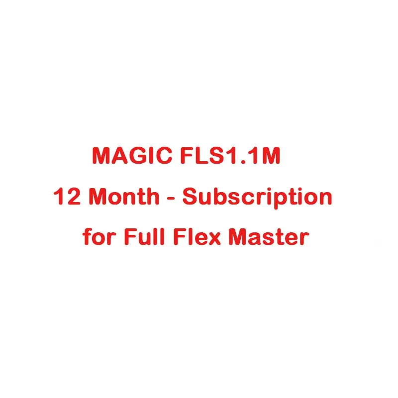 Magic Fls1.1M - 12 Month Renewal Subscription For Flex Full Master 1