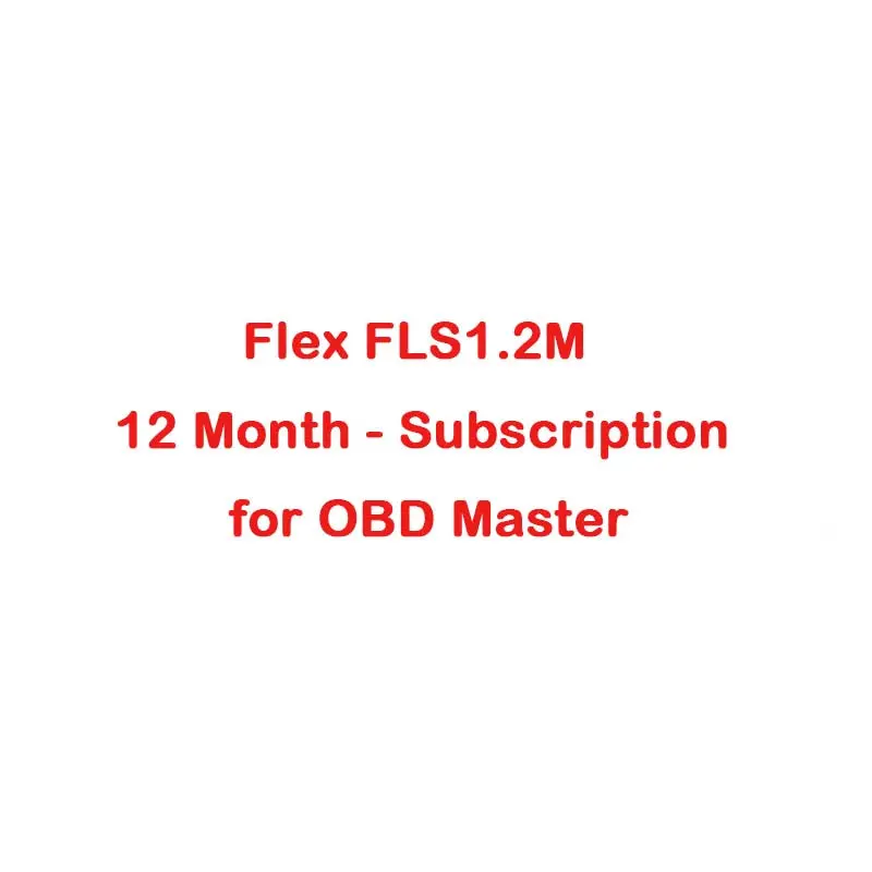 Magic Flex Fls1.2M - 12 Month Renewal Subscription For Obd Master 1