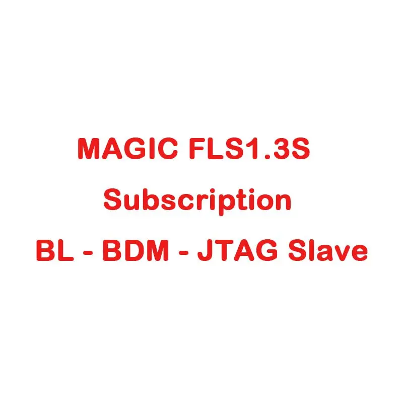 Magic Flex  Fls1.3S - 12 Month Renewal Subscription For Bl - Bdm - Jtag Slave 1