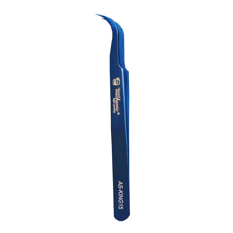 1Pcs Mechanic King15 Tweezers Electronics Ic Chip Removal Tool Soldering Pliers For Motherboard Repair Forceps 3