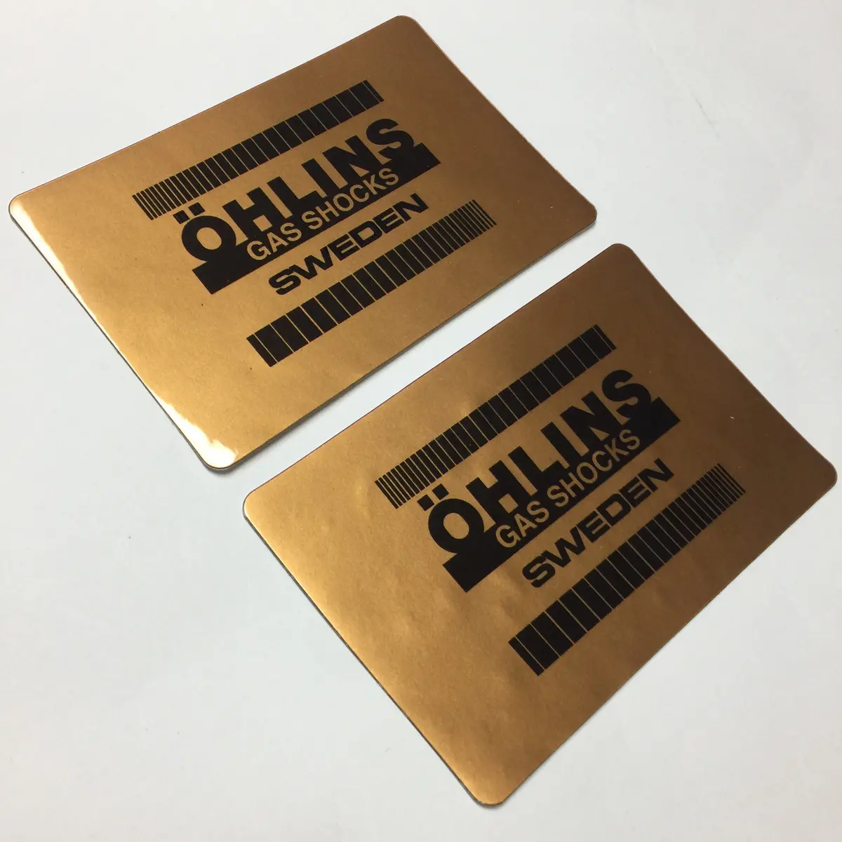 Ohlins Decals, Gold, Reproduction 1