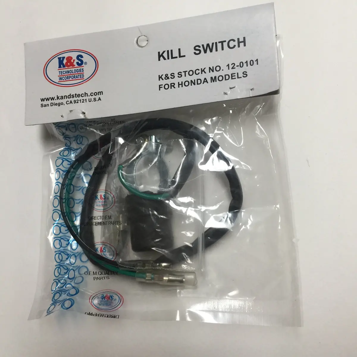 Kill Switch, 29" Wire, Off-Road Honda Cr, Also Fits Can Am, May Fit Other Models 1