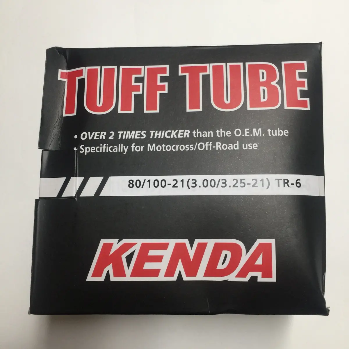 Kenda Inner Tube, 80/100-21, Tr6 Tuff Hd Tube 1