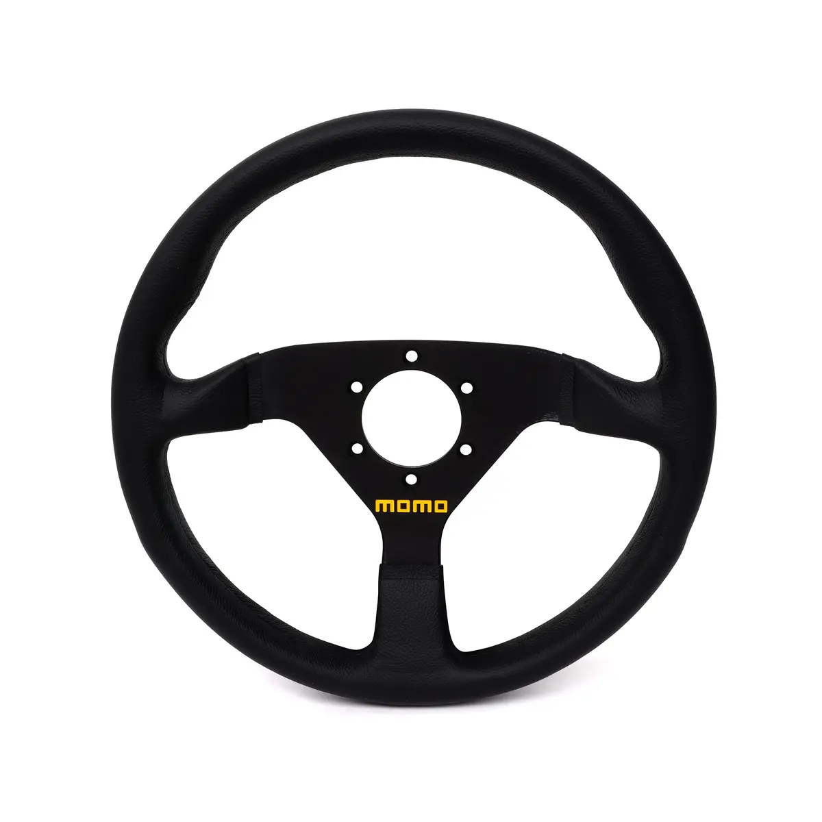 Momo Mod78 Leather Steering Wheel 320 Mm - Black/Black Spokes 1