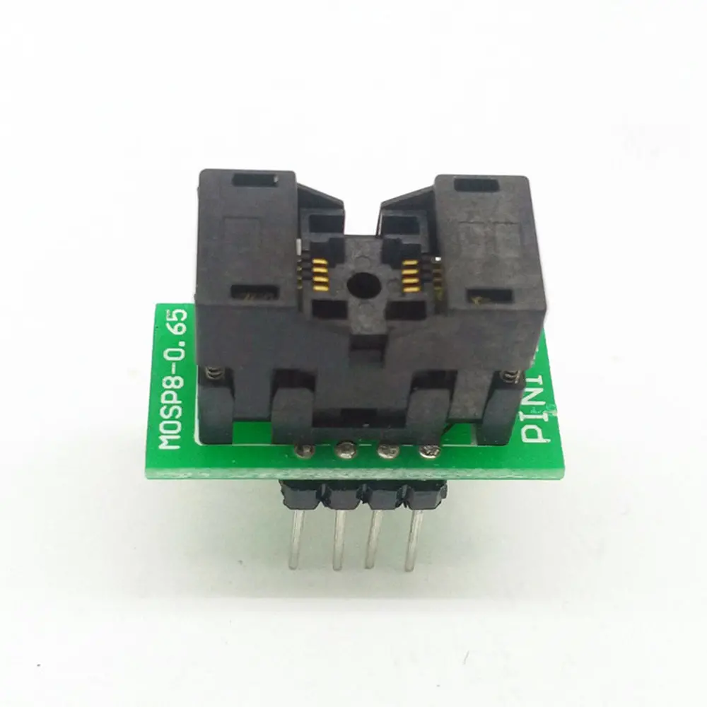 Msop8 0.65Mm Msop8-8 To Dip8 Chip Socket Universal Ic Programmer Ic Adapter 1