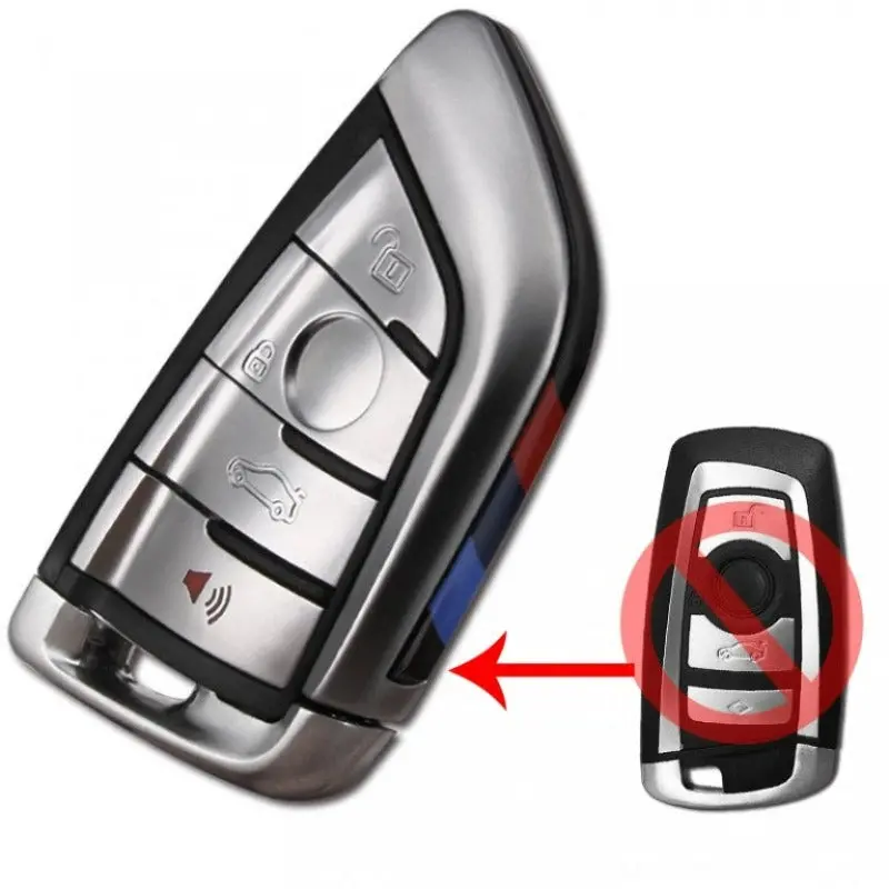 Modified Smart Key 433Mhz Pcf7945p / Hitag Pro / 49 Chip For Bmw Cas4 / 5Wk49662 1