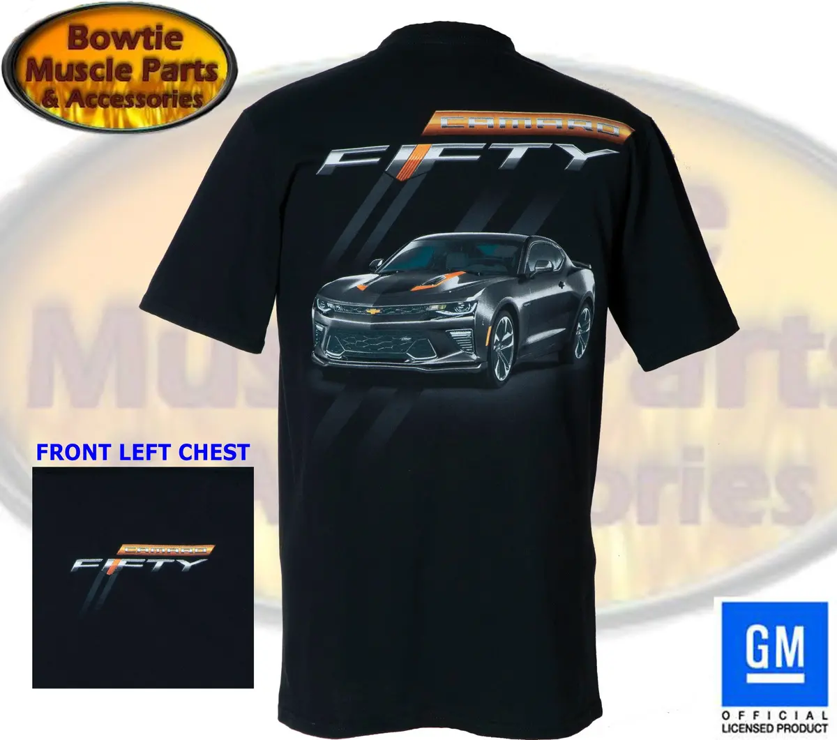 2017 Camaro Fifty 50Th Anniversary T-Shirt 2016 67 68 69 70 78 79 84 89 2015 Rs Ss 1
