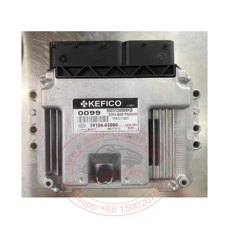 New 0090 Mg17.9.12 Ecu 39104-02090 Ecm For Hyundai Kia Electric Control Module 3910402090 1