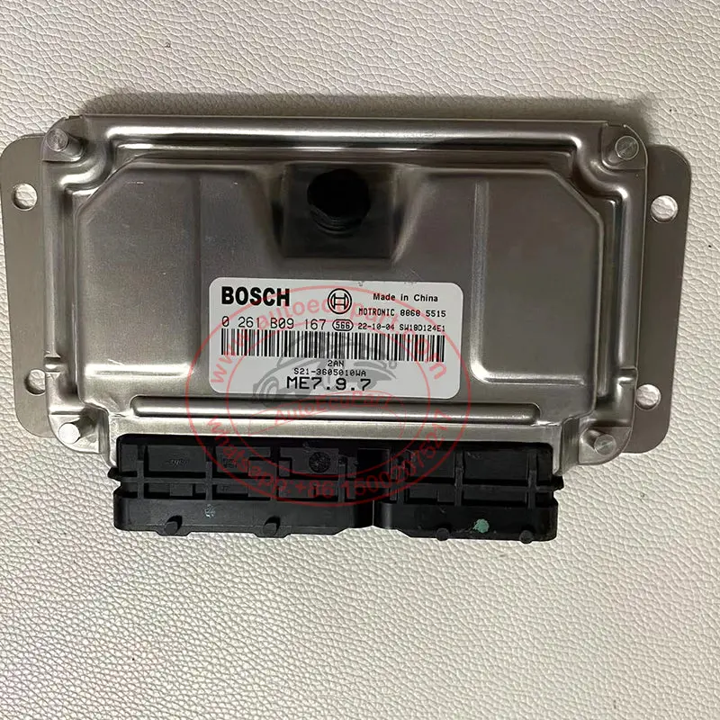 New 0261B09167 S21-3605010Wa Me7.9.7 Ecu S213605010wa For Chery Qq6 Sqr473 1.3L Engine Control Computer Unit 1