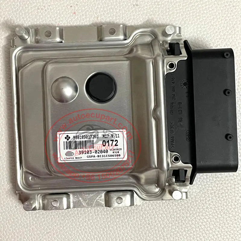 New 39103-02040 0172 Ecm M17.9.11 For Hyundai I10 2010-2016 Engine Computer 1