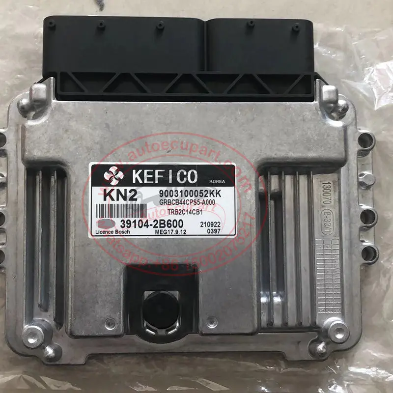 New 39104-2B600 Kn2 Meg17.9.12 Ecu For Hyundai Verna Electronic Control Unit 391042B600 1