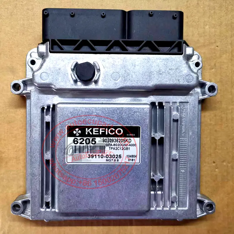 New 39110-03025 Mg7.9.8 Ecu 6205 For Hyundai I10 Electric Control Unit 3911003025 1