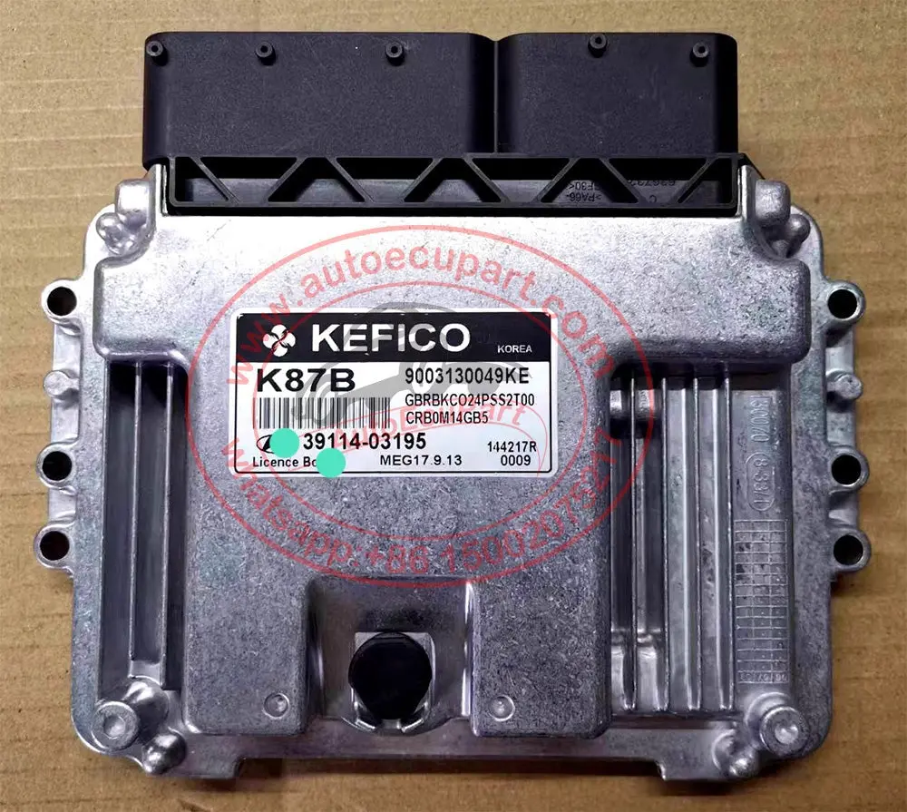 New 39114-03195 K87b Meg17.9.13 Ecu For Hyundai Kia Electric Control Unit 3911403195 Engine Computer 1