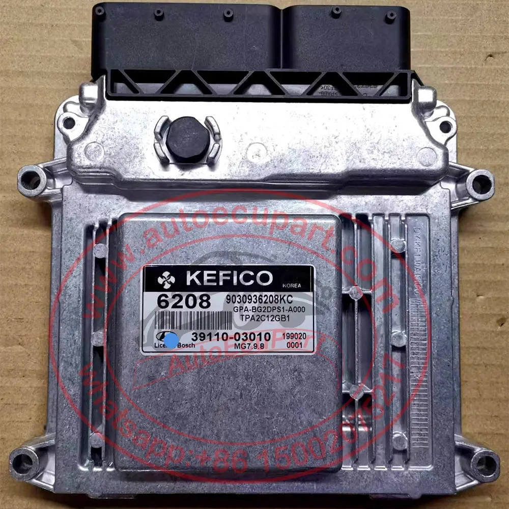 New 6208 Ecu Mg7.9.8 39110-03010 For Hyundai I10 Electronic Control Module Ecm 3911003010 1