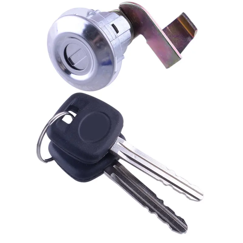 New 69058-35180 Gas Fuel Lid Door Flap Cylinder Lock Key Set For Toyota 1991-1995 4Runner Pickup (6905835180) 1