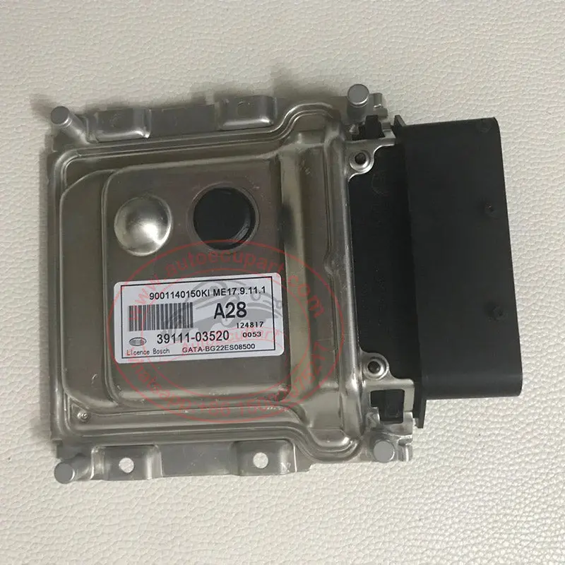 New A28 Ecu 39111-03520 Me17.9.11.1 9001140150Kf (3911103520) Ecm For Hyundai Elantra Electronic Control Unit 1