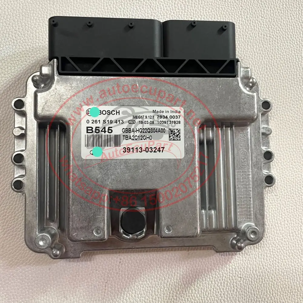 New B545  #39113-03247 0261S19413 Ecu Meg17.9.12.1 For  2018 Hyundai Grand I10  Electric Control Unit 1