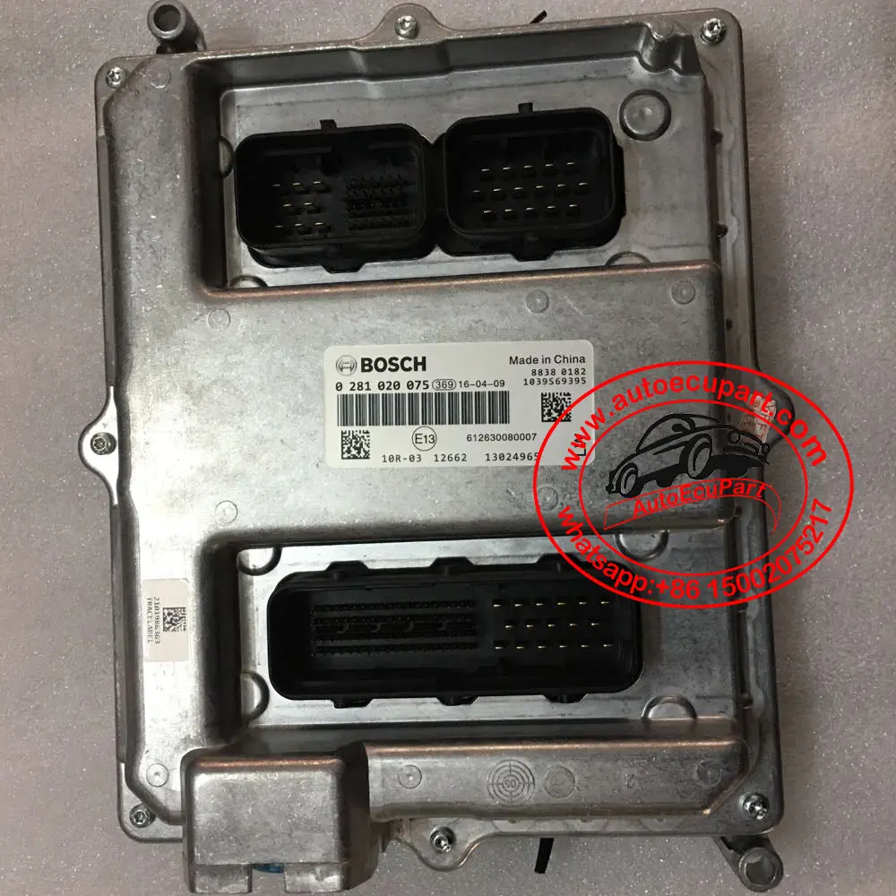 New Bosch Engine Computer Ecu 0281020075 612630080007 Edc7 For Be Ben Truck Dongfeng Diesel Engine 1
