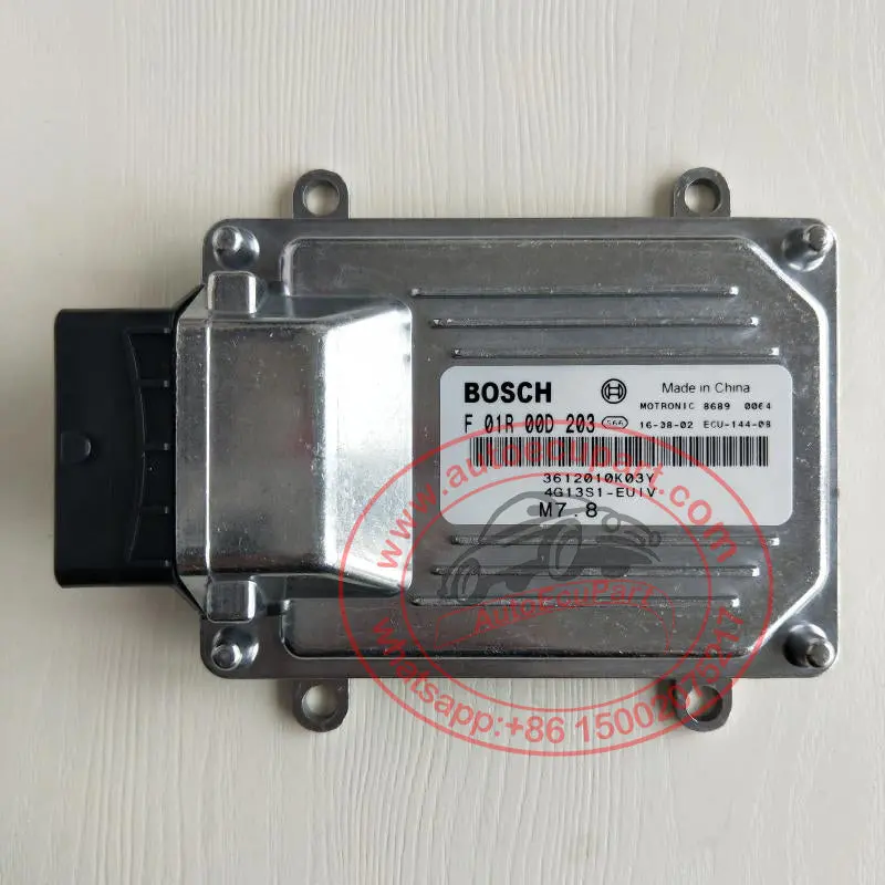 New Bosch M7.8 Ecu F01r00d203 3612010K03y For Zotye 4G13s1 1