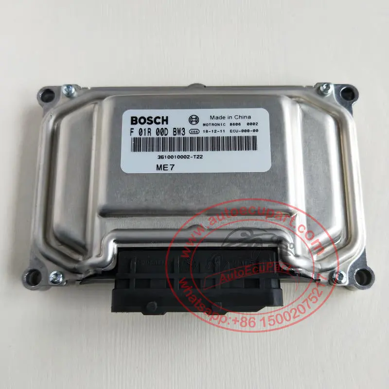 New Bosch Me7 Ecu F01r00dbw3 3610010002-T22 For Zotye 1