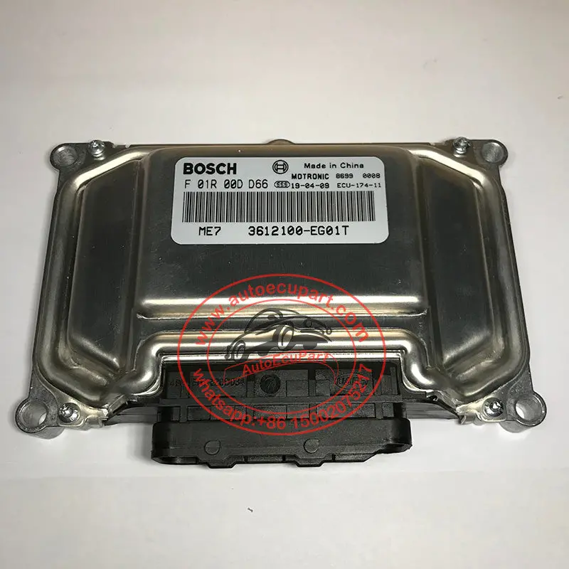 New Bosch Me7 Ecu F01r00dd66/3612100-Eg01t For Great Wall C50 Haval H5 1