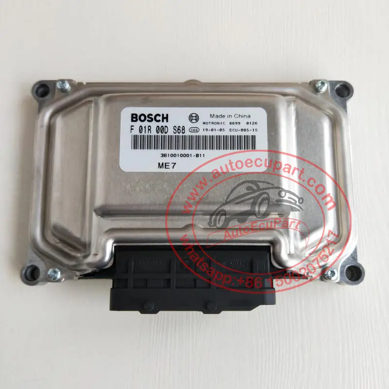 New Bosch Me7 Ecu F01r00ds68 3610010001-B11 For Zotye T600 1.5 1