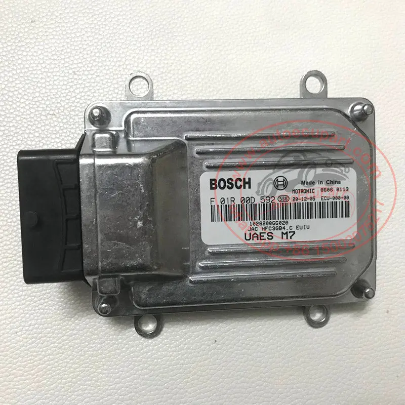 New Bosch M7 Ecu F01r00d592, 1026200Gg020, Hfc3gb4.C For Jac Engine Computer Ecm (F 01R 00D 592) 1
