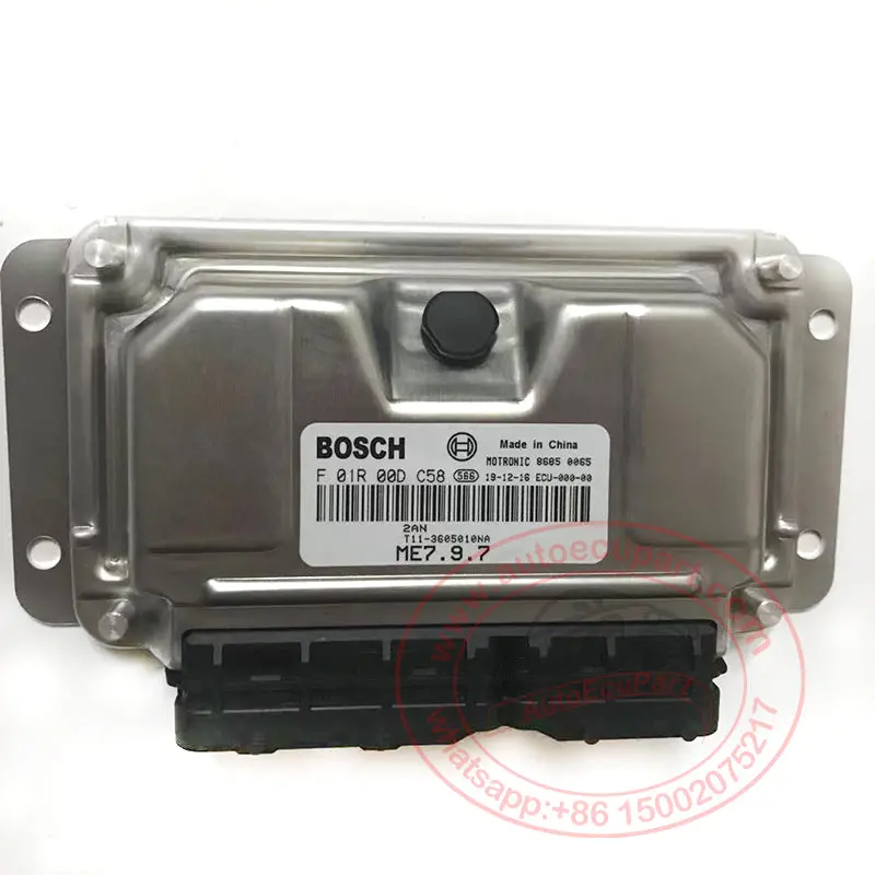 New Bosch M7.9.7 T11-3605010Na F01r00dc58 (F 01R 00D C58) Ecm For Chery Tiggo 3 Engine Computer 1