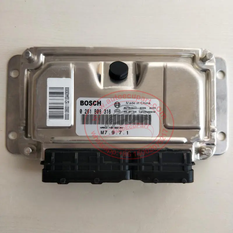 New Bosch M7.9.7.1 Ecu 0261B09316 Hmkd-18-881M1 Engine Control Unit For Haima 1