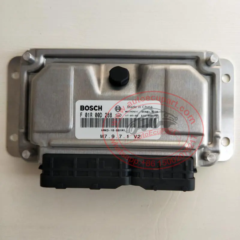 New Bosch M7.9.7.1 Ecu F01r00d288 Hmkd-18-881M1 (F 01R 00D 288) Engine Control Unit For Haima 1