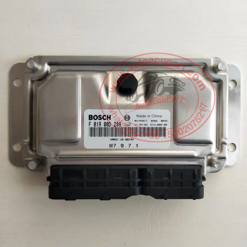 New Bosch M7.9.7.1 Ecu F01r00d289 Hmkd-18-881M1 (F 01R 00D 289) Engine Control Unit For Haima 1
