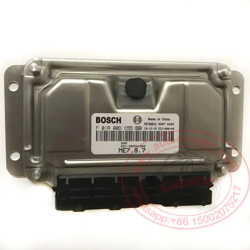 New Bosch M7.9.7 A21-3605010Bq F01r00dc55 (F 01R 00D C55) Ecm  A213605010bq For Chery A5 Engine Computer 1