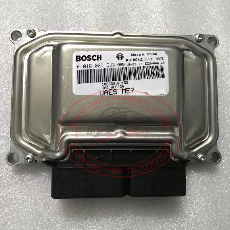 New Bosch Me7 Ecu F01r00dej3 (F 01R 00D Ej3) 1026301Gd152 For Jac T6 Engine Computer Electronic Control Unit 1