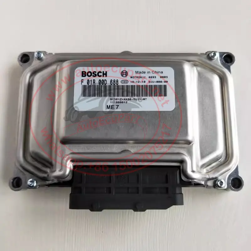 New Bosch Me7 Ecu F01r00d688  4A90m For Baic A113 E130 E150 Engine Computer (F 01R 00D 688) 1
