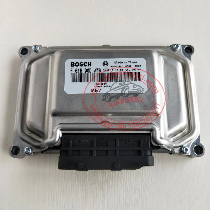New Bosch Me7 Ecu F01r00daw6 Sa91-18-881 (F 01R 00D Aw6) Engine Control Unit For Haima Hm484q 1