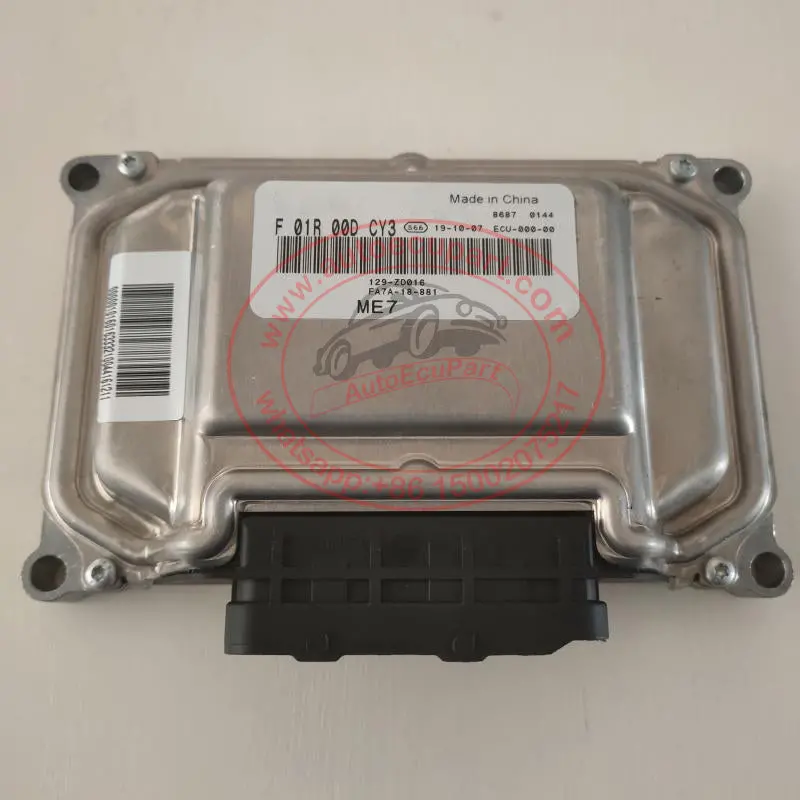 New Me7 Ecu F01r00dcy3 Fa7a-18-881 (F 01R 00D Cy3) Engine Control Unit For Haima M6 1.5T 1