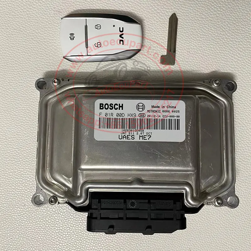 New Bosch Me7 Ecu F01r00dhx9 1026301Gd059 + Proximity Smart Key 434Mhz Id46 Chip For Jac S5 1
