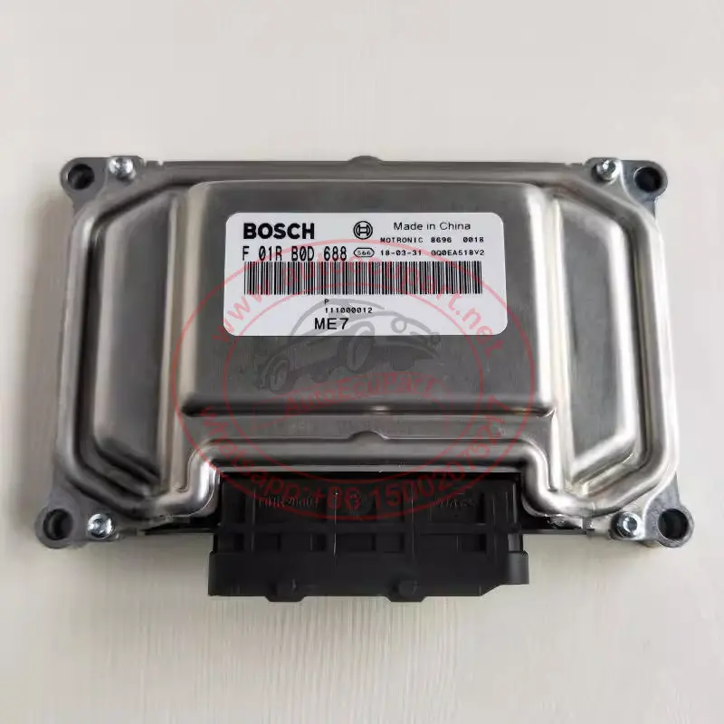 New Bosch Me7 Ecu F01rb0d688  4A90m For Baic A113 E130 E150 Engine Computer (F 01R B0d 688) 1