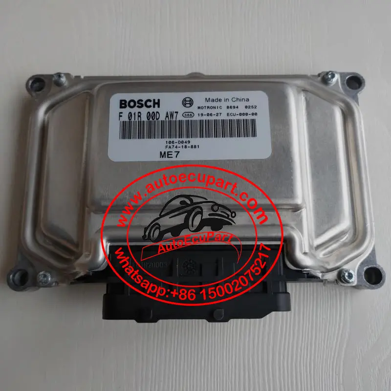 New Me7 Ecu F01rb0daw7 Fa74-18-881 (F 01R B0d Aw7) Engine Control Unit For Haima 1