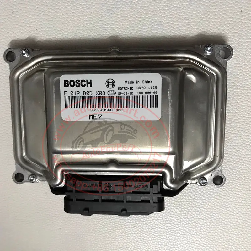 New Bosch Me7 Ecu F01rb0dx08 3610010001-A02 For Zotye Engine Computer Ecm (F 01R B0d X08) 1