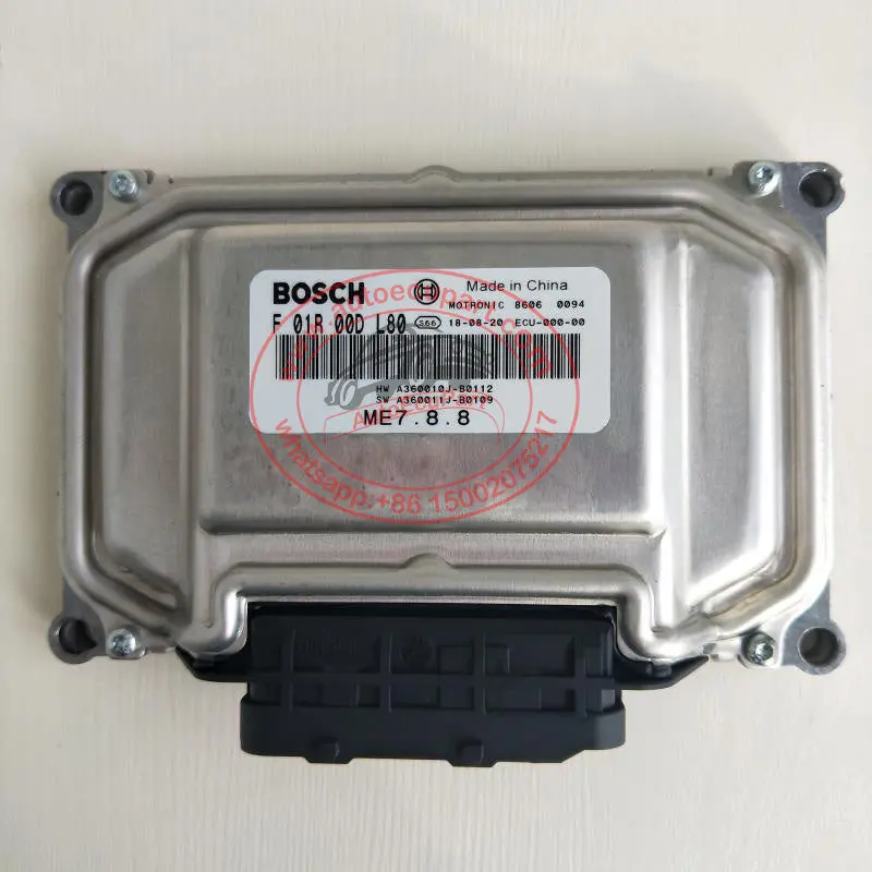 New Bosch Me7.8.8 Ecu F01r00dl80 A360010j-B0112 Tu5jp4 (F 01R 00D L80) For Dongfeng Aeolus Aeo S30 1