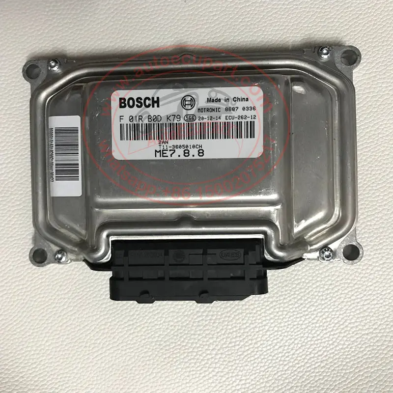 New Bosch Me7.8.8 F01rb0dk79 T11-3605010Ch Ecu For Chery Tiggo Engine Computer Ecm (F 01R B0d K79) 1