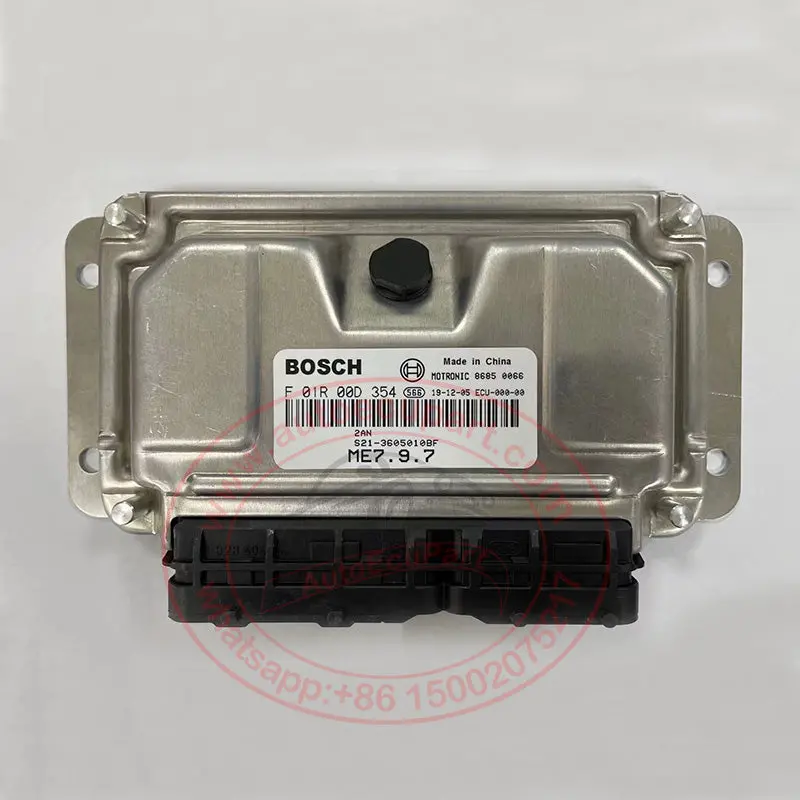 New Bosch Me7.9.7 Ecu F01r00d354 S21-3605010Bf (F 01R 00D 354) For Chery Engine Computer 1