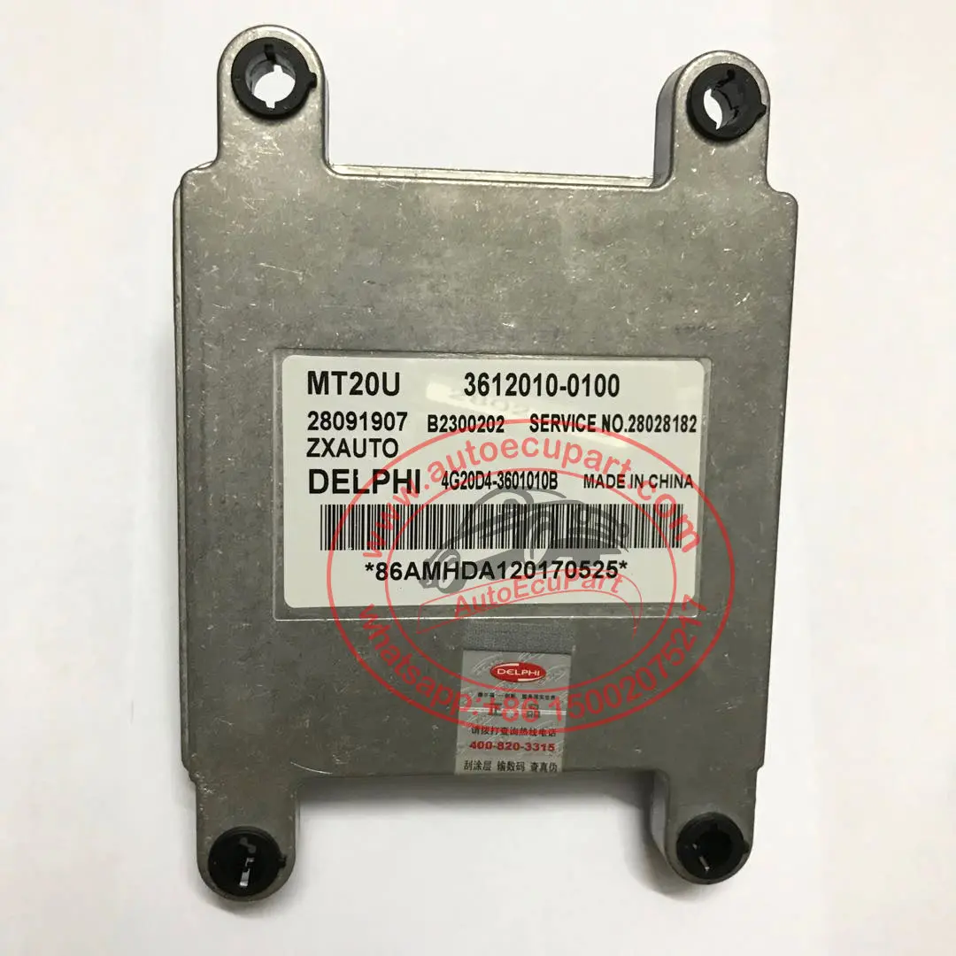 Original New Delphi Mt20u Ecu Engine Computer 28091907 3612010-0100 For Great Wall 1