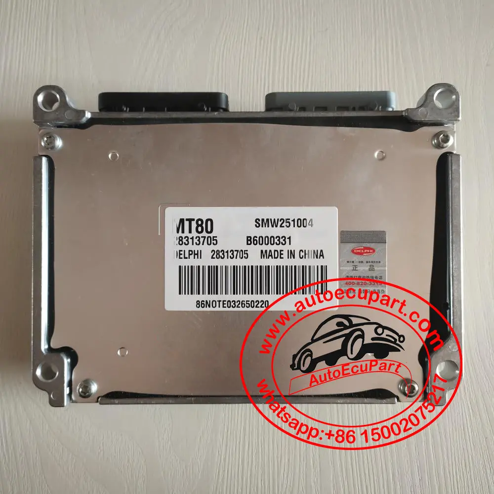 New Delphi Mt80 Ecu 28313705 Smw251004 B6000331 4G63s4t For Haval H5 1