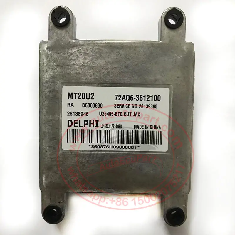New Delphi Mt20u2 Ecu B6000830 72Aq6-3612100 28138946 For Jac Engine Computer 1