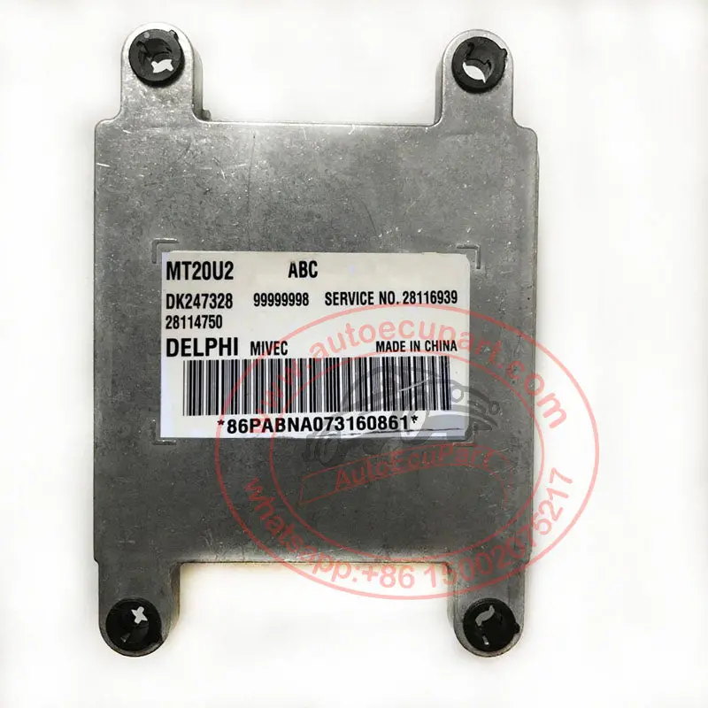 New Delphi Mt20u2 Ecu Dk247328 99999998 28114750 For Great Wall Cowry Engine Computer 1