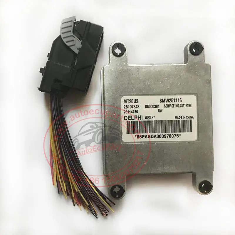 New Delphi Mt20u2 Ecu Smw251116 28197343 With Connector Harness For Great Wall Cowry Mpv 1