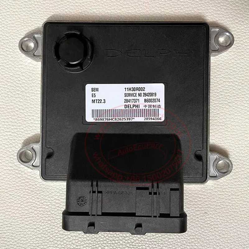 New Delphi Sem Mt22.3 Ecu 11H30r002, 28420819, B6002074, 28417371 Ecu For Soueast Dx3 Ecm 1
