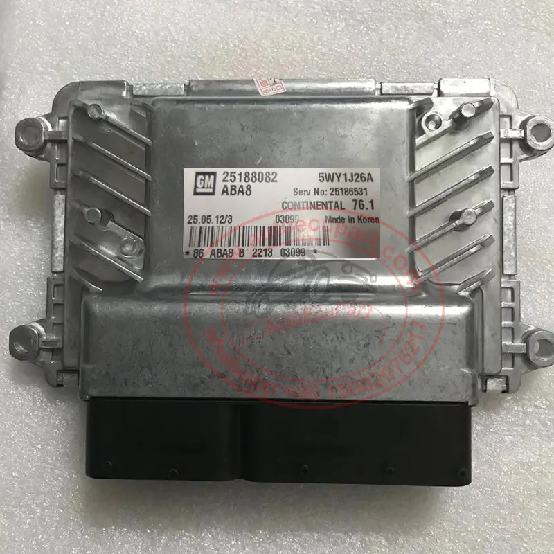 New Ecu 25188082 5Wy1j26a For Chevrolet Cruze Ecm Pcm Engine Computer 2011-2016 1